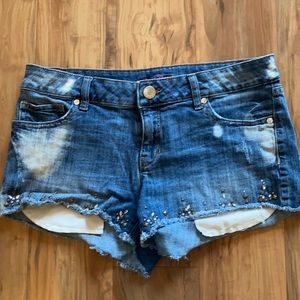 Jeweled Jean shorts